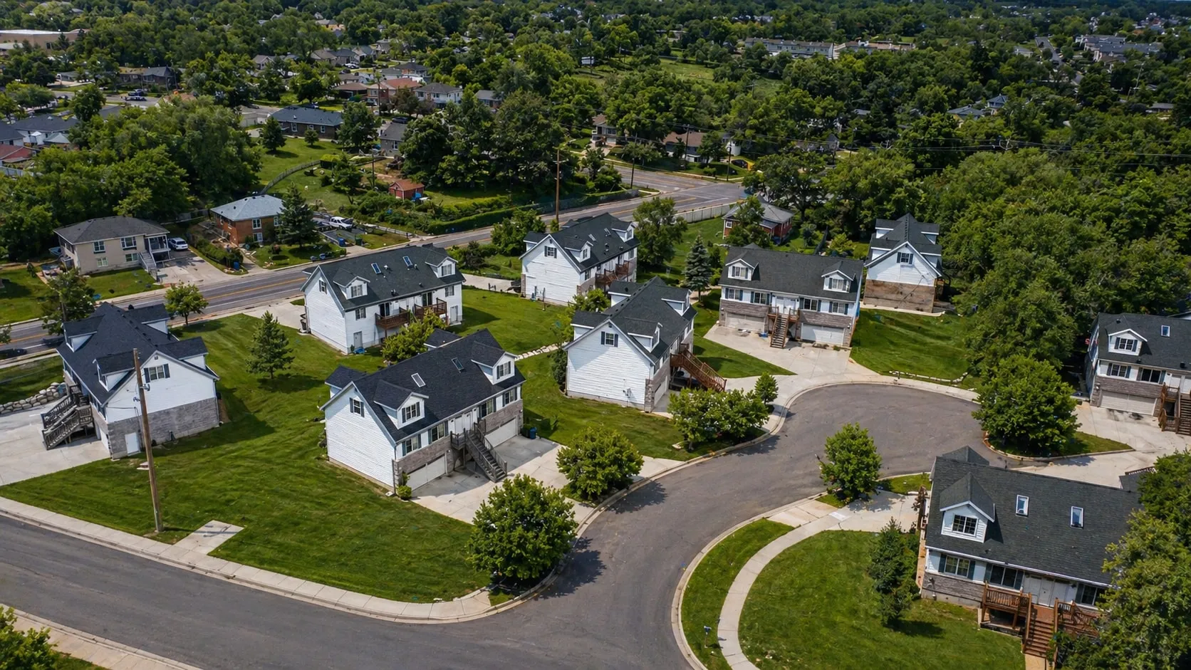 Easy Street — A 20-unit townhome community in Ogden, planned to sit comfortably inside an established residential neighborhood.